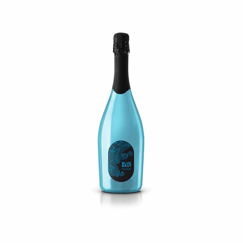 Голубое вино купить. Santini Blue шампанское. Mediterranean Blue вино. Вино в голубой бутылке. Игристое вино в голубой бутылке.